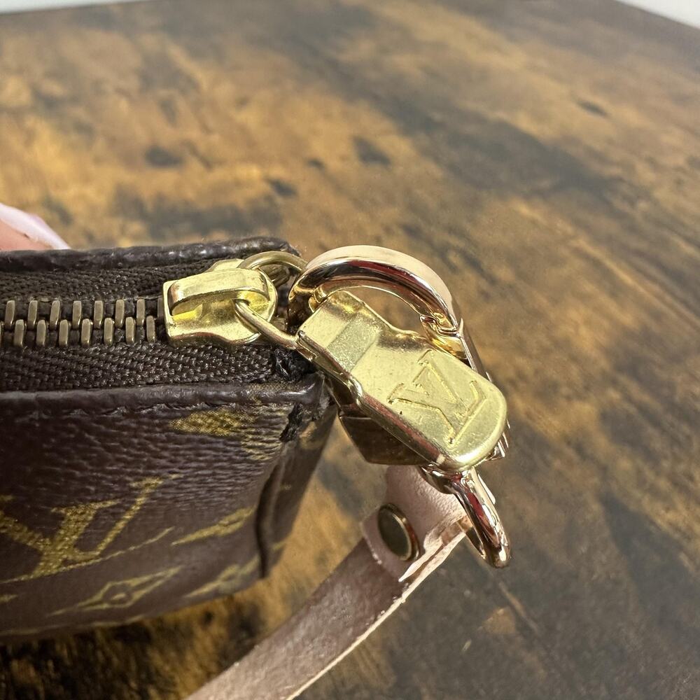 Louis Vuitton Monogram Canvas Brown & Tan Satchel (NOT LV STRAP) - Picture 14 of 16